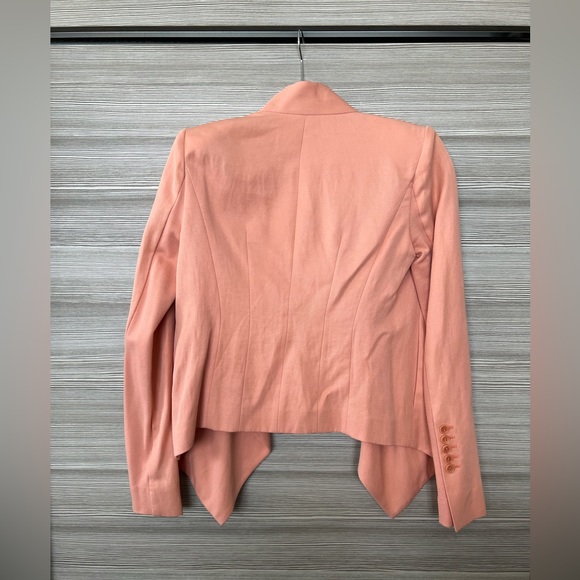 BCBG Baby Pink / Peach Open Blazer | US XXS-XS - Picture 3 of 6
